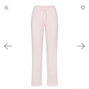 Cotten jersey straight leg pant